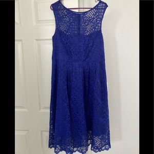 Adrianna Papell Lace a-line dress